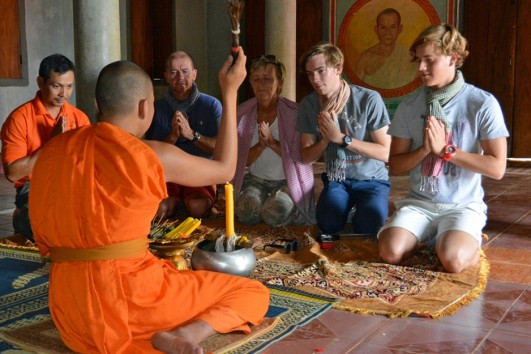Siem Reap Monk Blessing